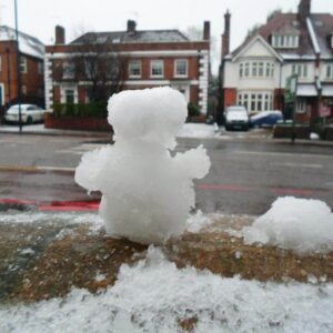 boneco de neve em londres