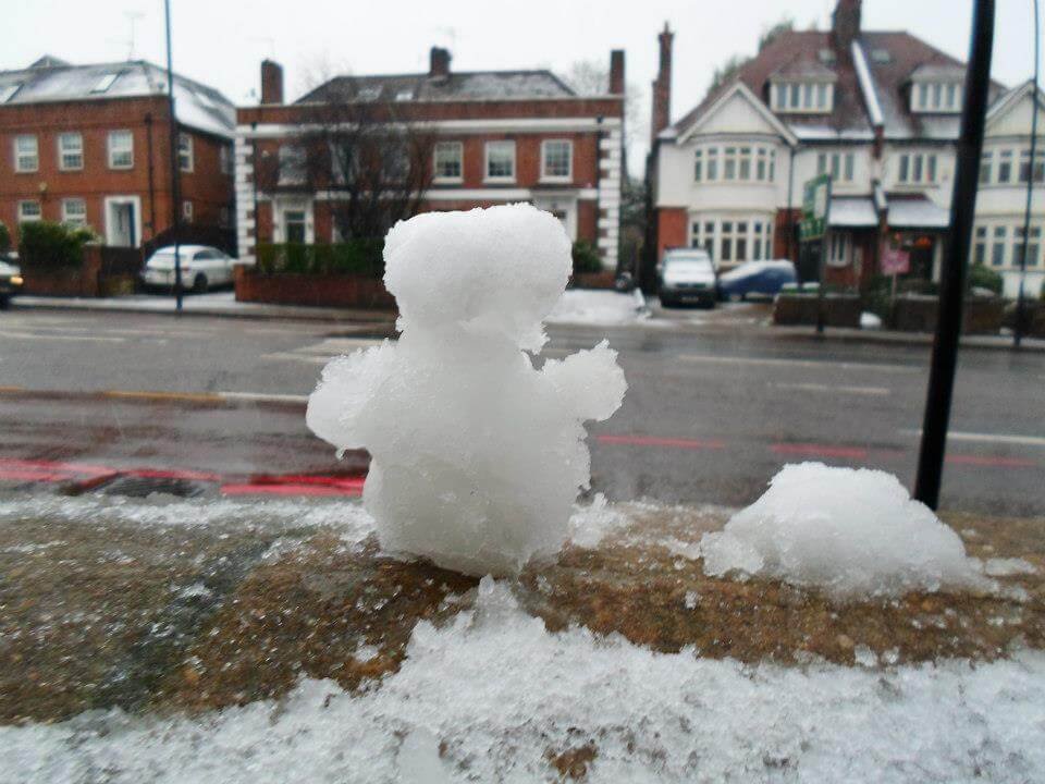 boneco de neve em londres