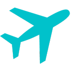 Logo do blog com imagem de um avião.