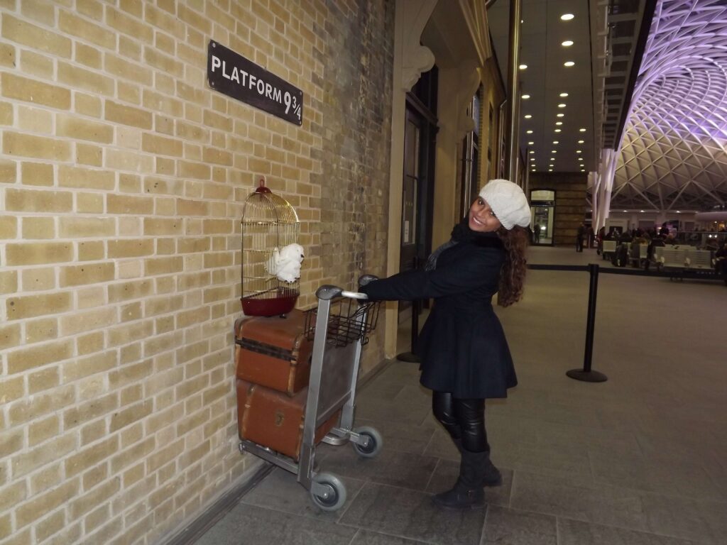 plataforma do harry potter na kings cross station