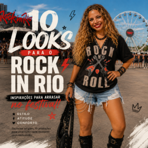 Inspiração de 10 looks para o Rock in Rio