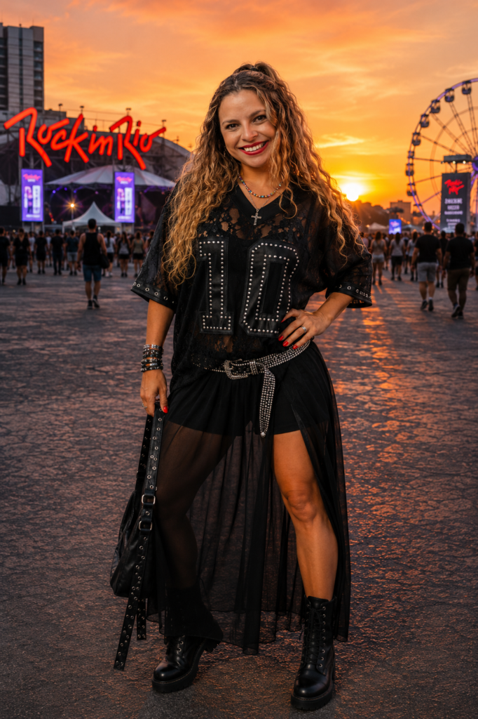Inspiração de look para Rock in Rio - Look 6 A
